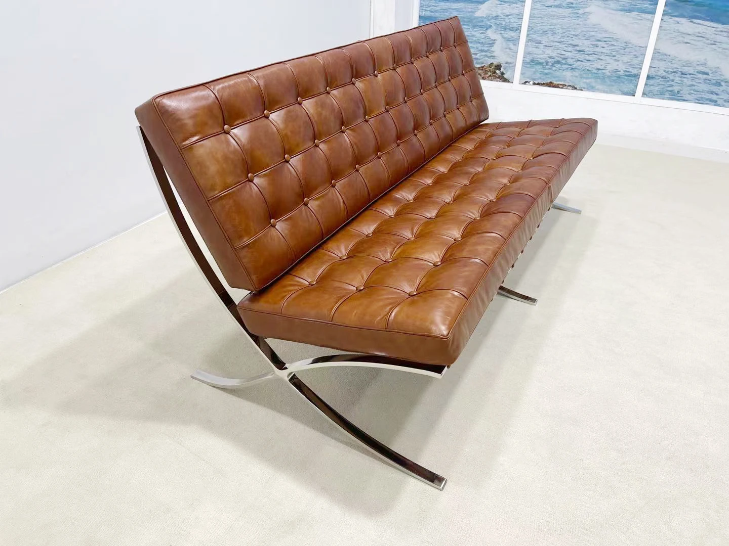 Leather Sofa 3 Sets  for Home Interior Decor