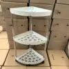 White triple-layer stainless steel tubing [with wheels]