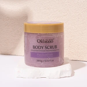 Wholesale Factory Low Price Private Label Exfoliating Moisturizing Passionfruit Fruit Body Scrub