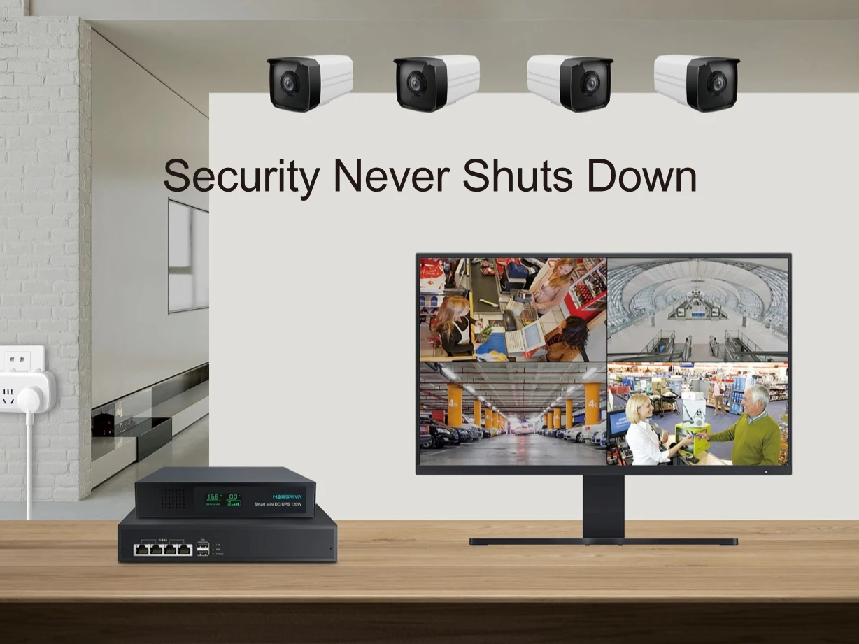 Marsriva Mini Dc Ups With Poe 12v 24v 48v 53.5v Rechargeable Battery ...