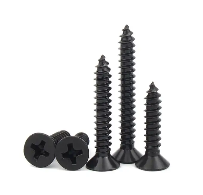 Din7982 Flat Countersunk Head Csk Phillips Drive Self Tapping Screws Zinc Plated Chipboard 4216