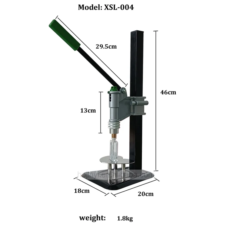 12mm 13mm 15mm 20mm Manual Perfume Bottle Crimping Machine Capping Machine