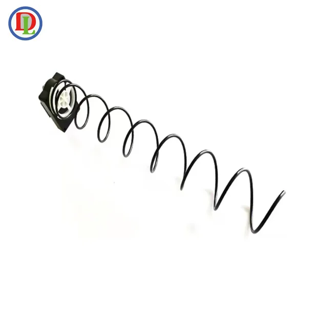 Factory Custom 3 5 10 Grids Beverage Bottle Spiral Spring 17.7 Inches OD66mm Vending Machine Motors Black Metal Coils Industrial