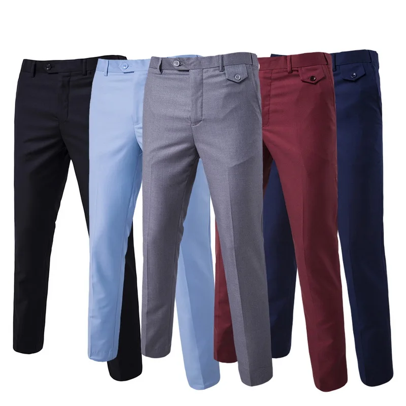 Pantalones De Algodón De Color Sólido Para Hombre,Traje De Negocios,Traje, Pantalones,Moda,Otoño,2022 - Buy Vestido De Traje De Pantalones Hombre  Pantalones,Color Sólido Traje De Negocios.,Traje De Negocios Pantalones  Product on Alibaba.com