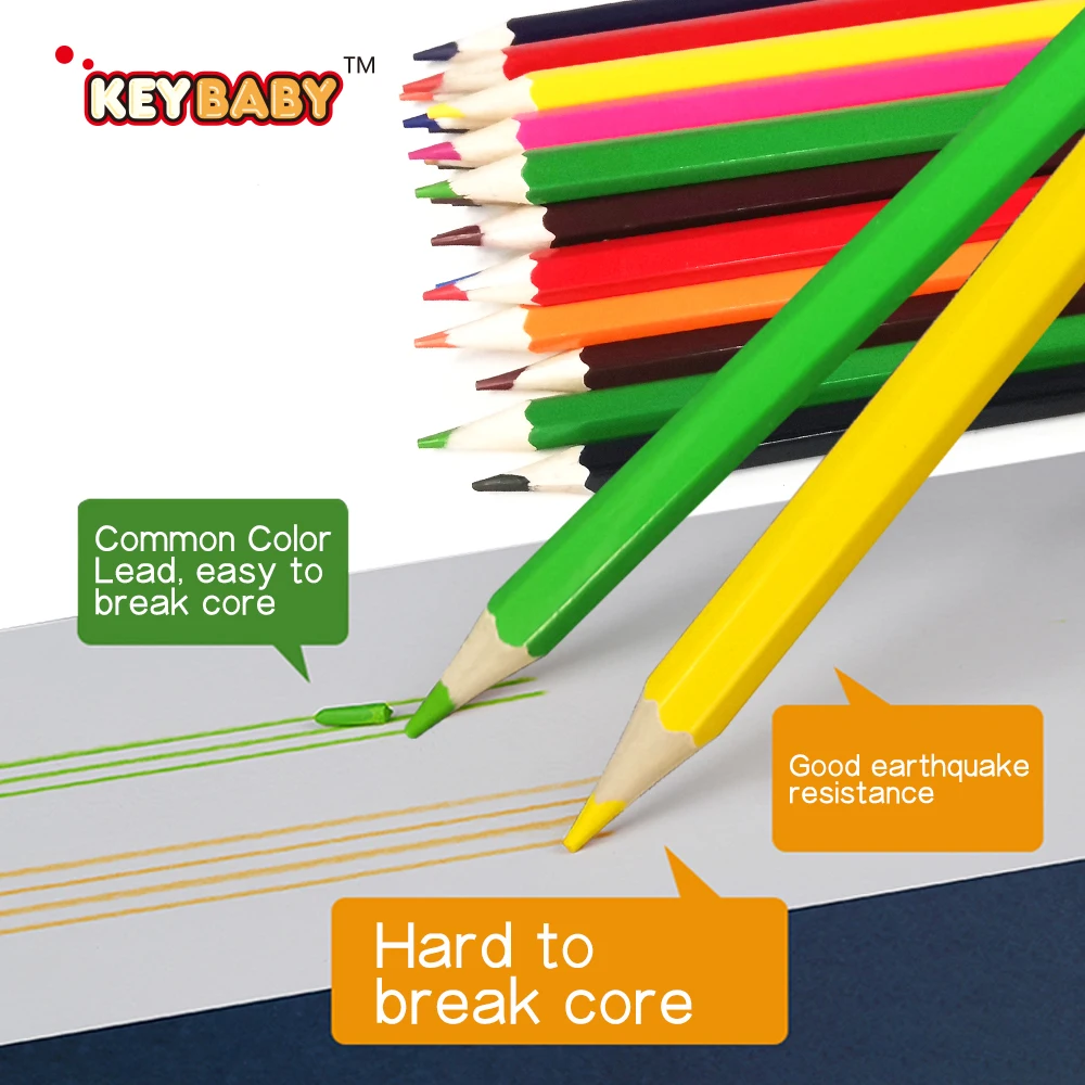 12 шт./комплект, цветные карандаши на масляной основе