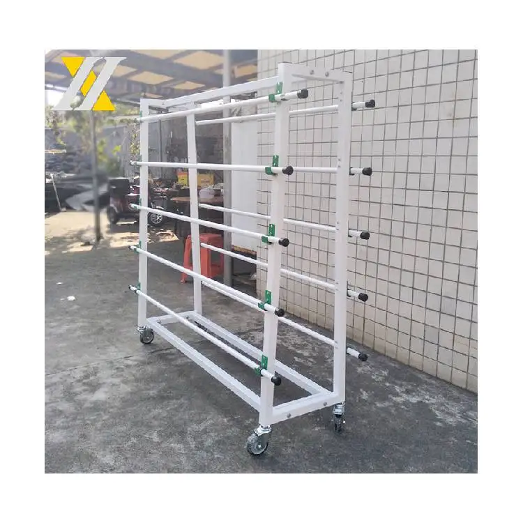 Customized Grocery Store White Heavy Duty Racks Double Side Metal For