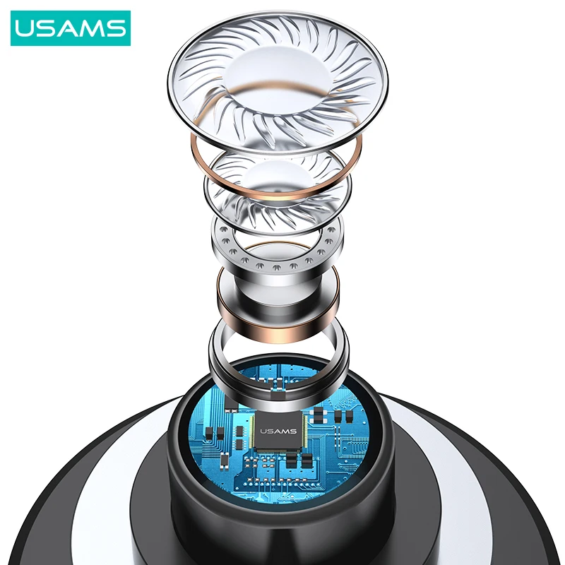 USAMS 3,5 мм проводные наушники оптовая цена чистый звук проводные наушники-вкладыши 3,5 мм стерео гарнитура наушники