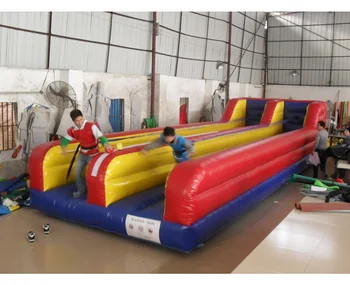 Top Quality Factory OEM Custom Competitive Challenge Dual lane Inflatable Bungee Running for Sale