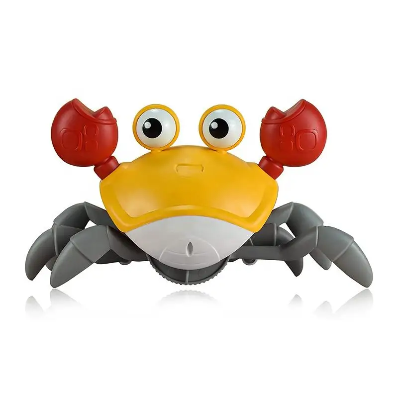 2022 Learning Development Crawl Octopus Toy Baby Crawling Crab Toy With ...