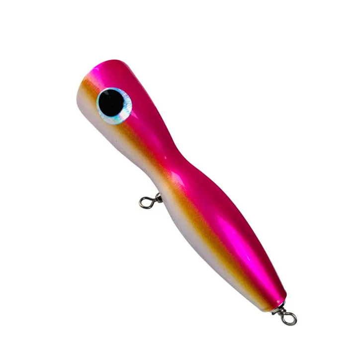 Wood fishing lure 120g topwater popper
