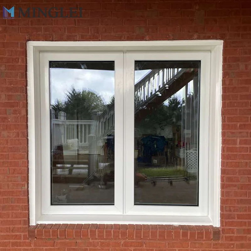 product wholesale tempered glass aluminum clad wood window customized double casement windows for villa-7