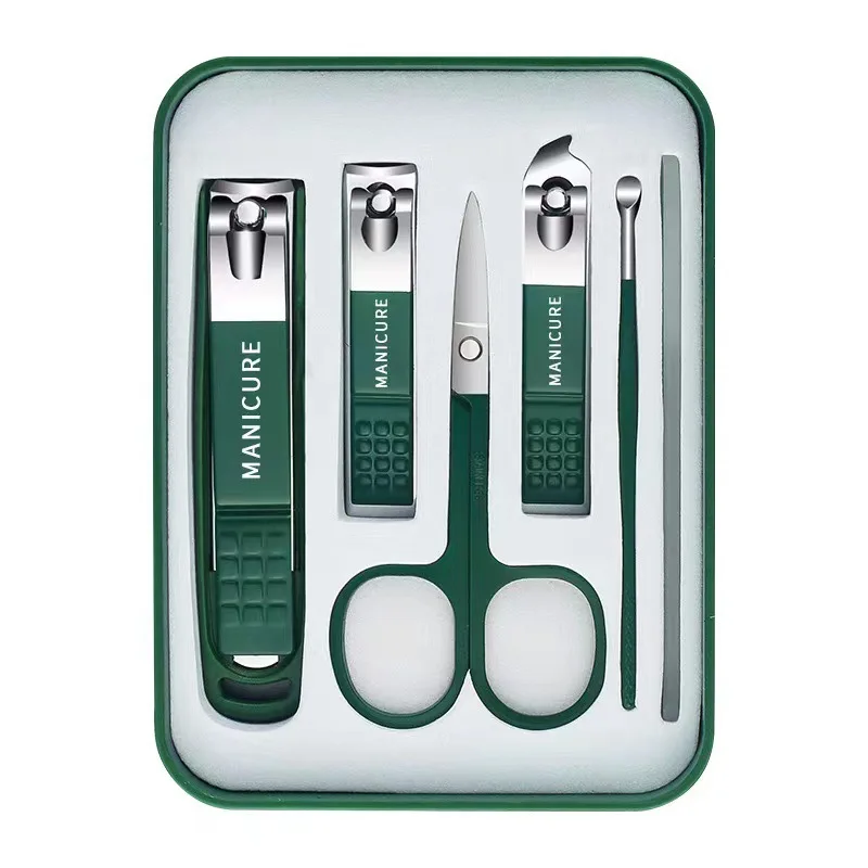 Manicure Set Nail Clippers Kit Professional Nail Tool 6 Pcs Manicure Set