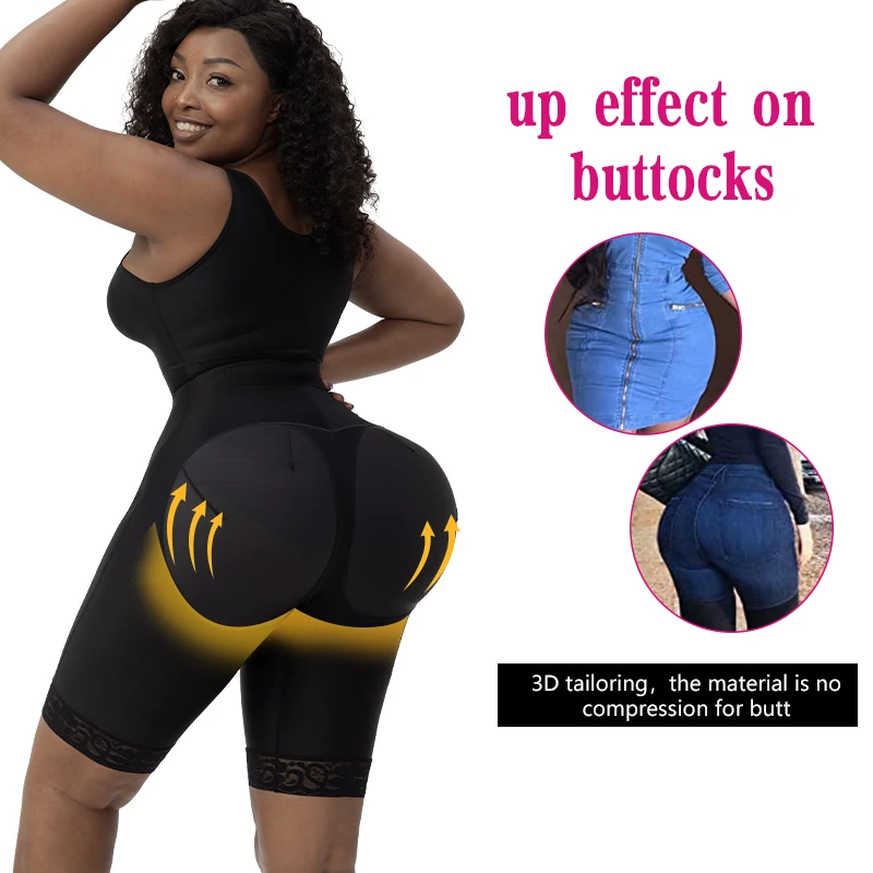 High Compression Post Op Onepiece Zipper Faja Tummy Control Slimming