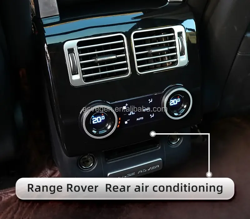 Car Rear Seat Climate Air Conditioning LCD Touch AC Panel for Land ...