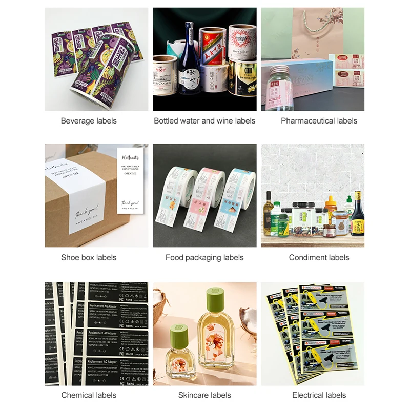 Factory Direct Sales High Speed Digital Inkjet Printers Label Roll to Roll Printers