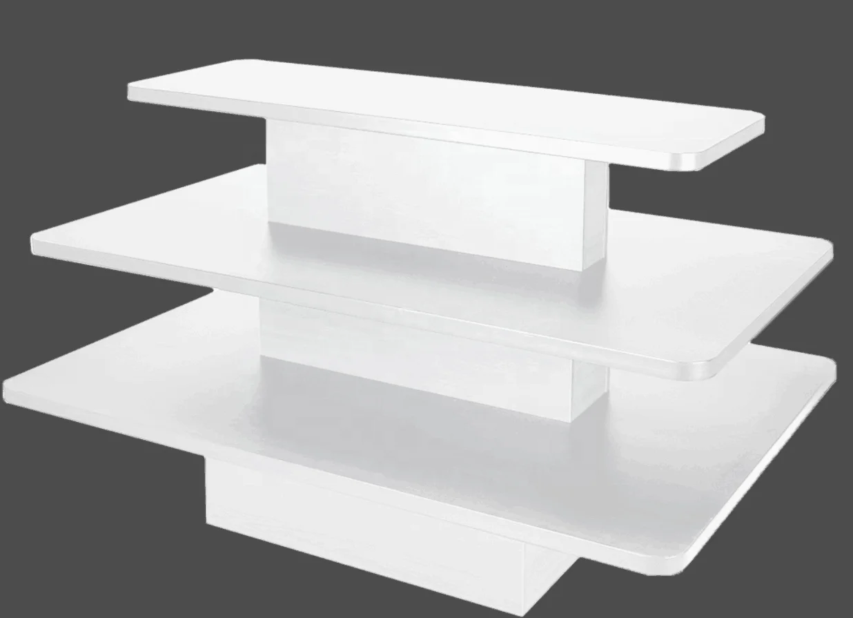 Premium 3 Tiers Rectangular Display Tables