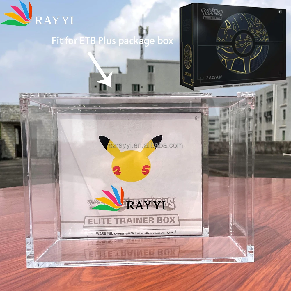 Ray Yi Elite Trainer Box Plus Version Acrylic Display Case For