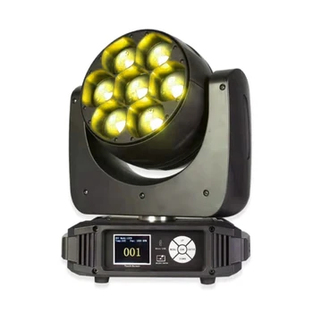 Professional 7x40W RGBW 4-in-1 LED Wash Zoom Moving Head Light CRI