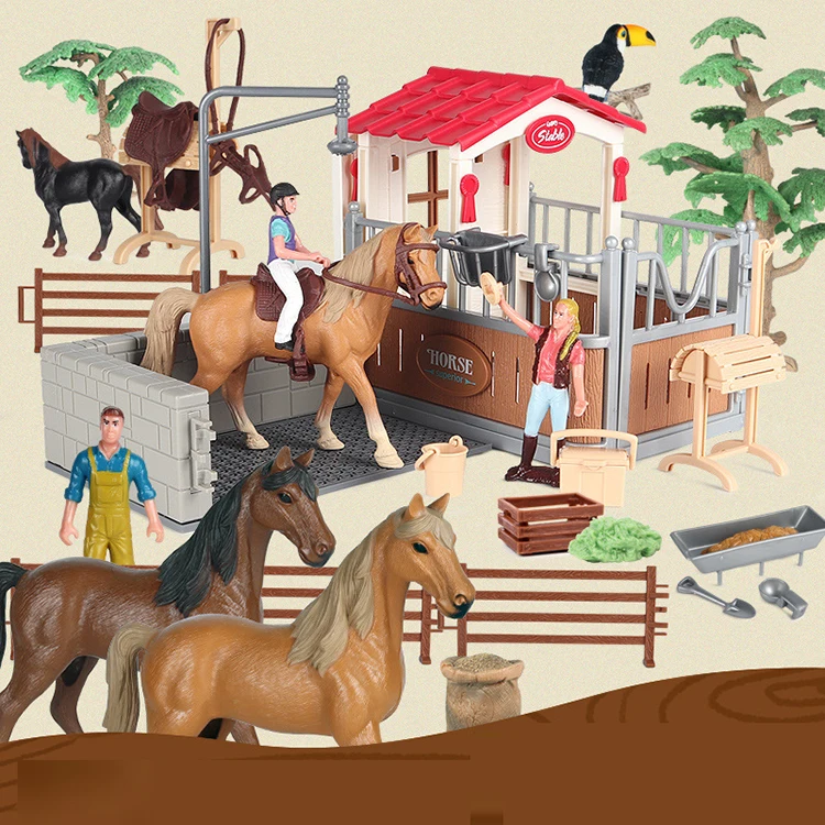 horse ranch toy set