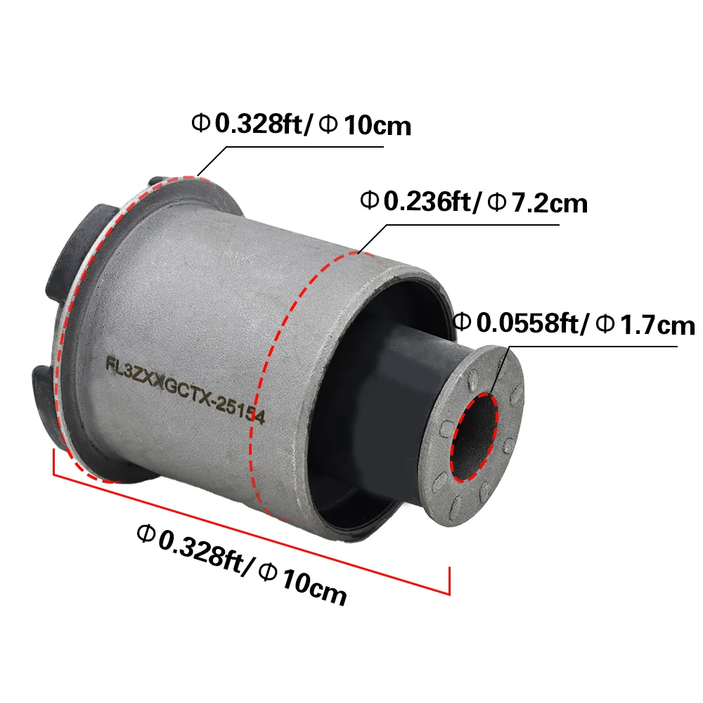 9L3Z3078A BL343042AA 9L3Z3079A K201188 Rear Control Arms Bushing Big f... — 5