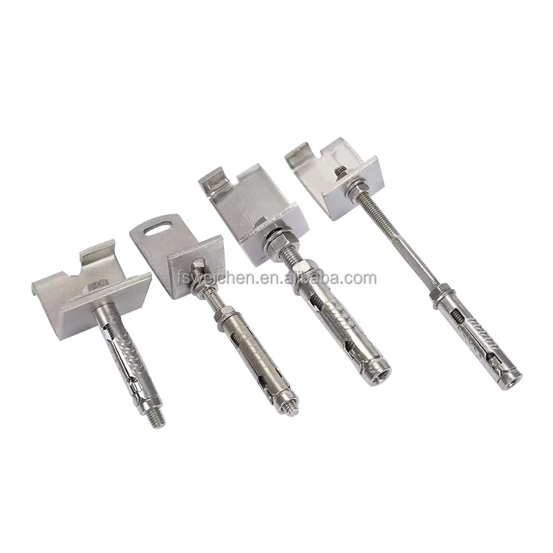 304 Stainless Steel Curtain Wall Accessories Mechanical Fixing Brackets