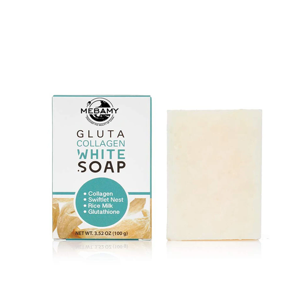 Best Sell Rice Milk Glutathione Collagen White Soap OEM Rice Milk Soap  Handmade Anti-Acne Antiseptic Bar Collagen Soap