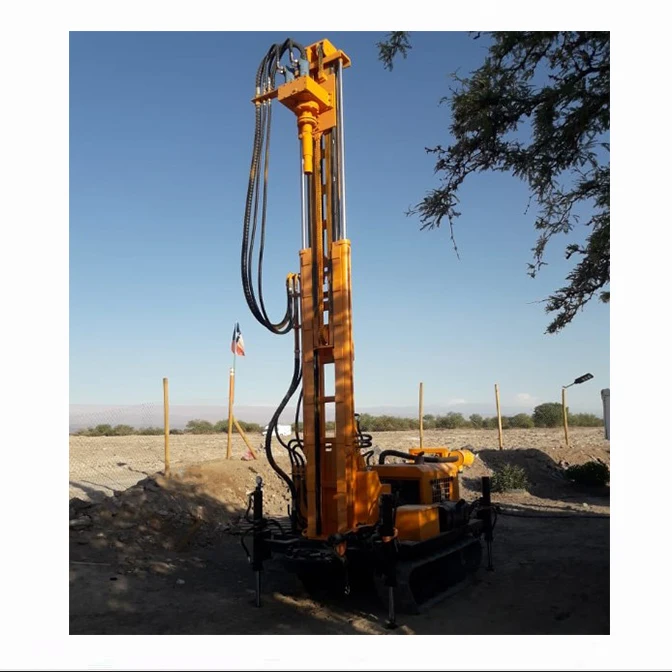 
 Good Quality Diesel drilling machine crawler 100 to 150 meters depth / 100m water well drilling ri