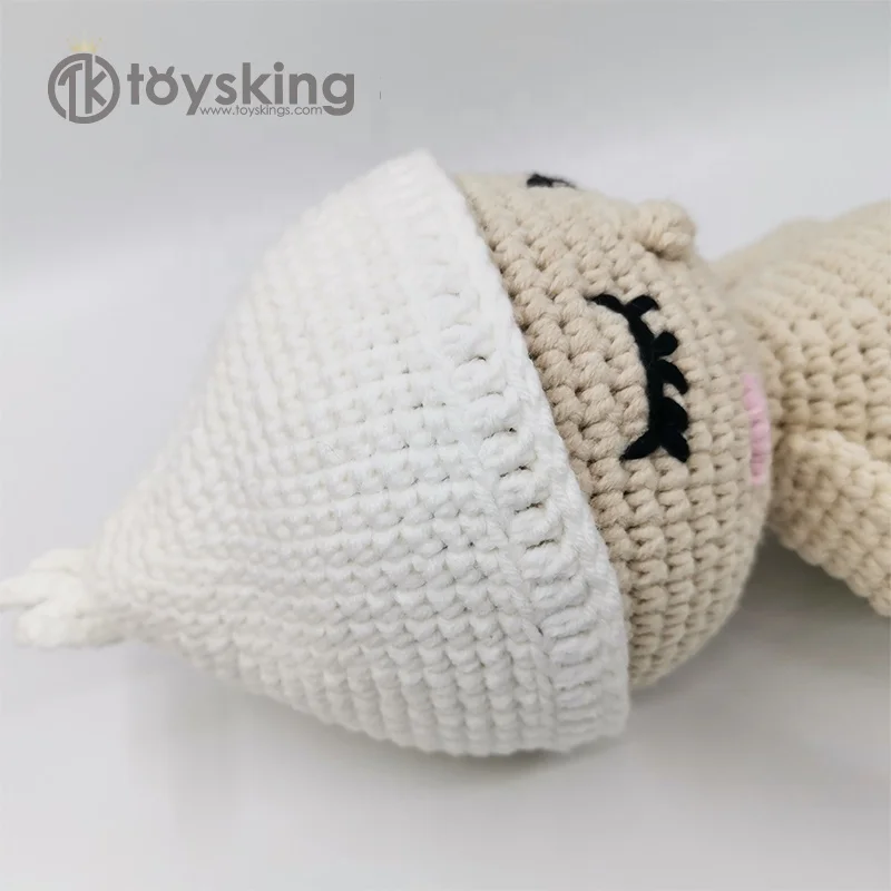 
ToysKing Kawaii вязанная крючком фабрика детская вязанная крючком кукла ручной работы мягкие игрушки амигуруми новые детские игрушки подарок черная кукла 