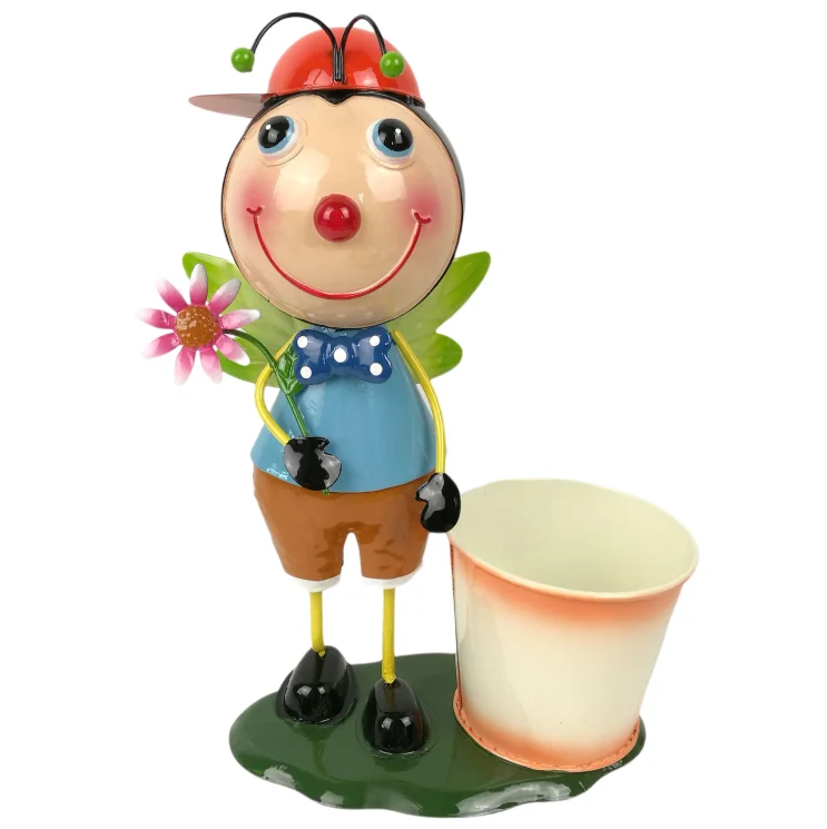 Newark metal doll flower pot  planters for indoor plants as shown