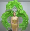 Green wings headdress