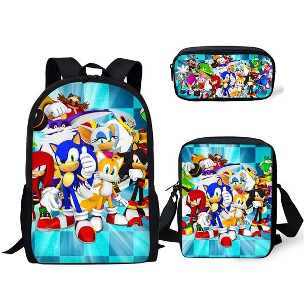 3d sonic the hedgehog backpack