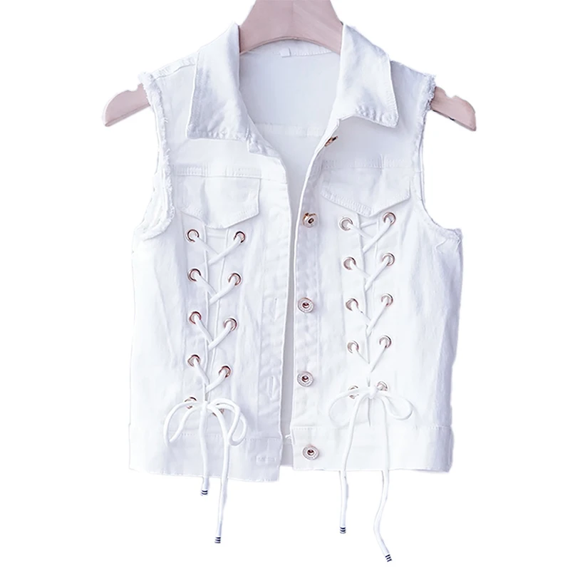 Hot Selling Raw Edge Black White Denim 