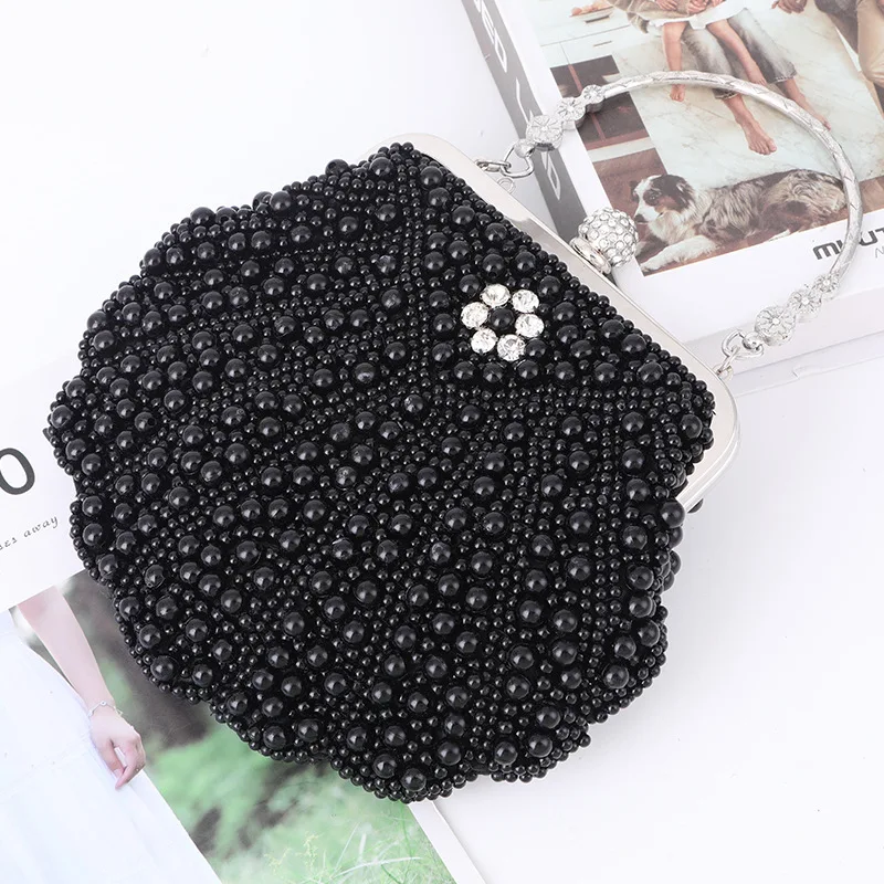 New Arrival Evening Bag Handmade Pearl Bag Party Clutch Bags -  TheCelebrityDresses