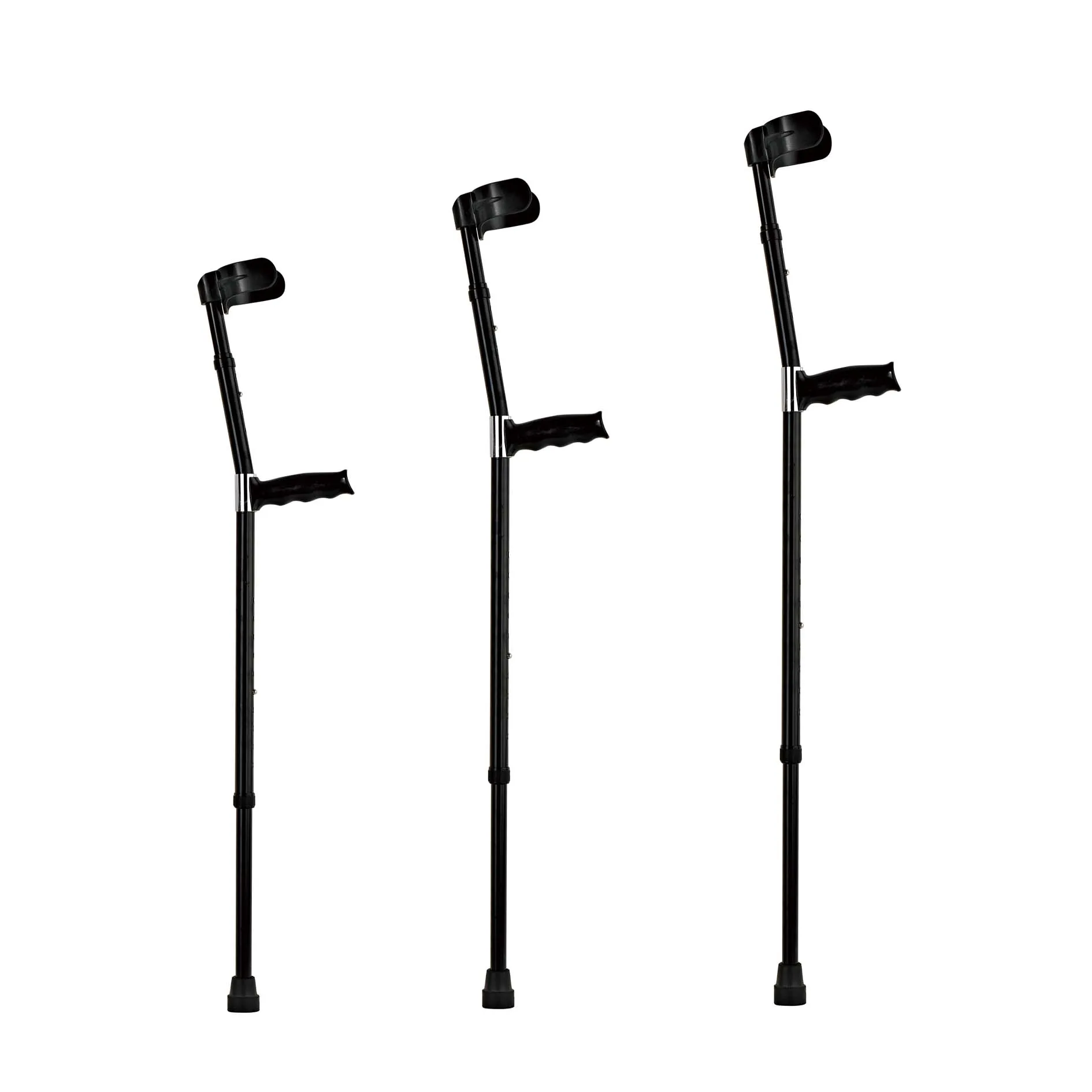 Medic Medically Adjustable Forearm Walking Elbow Crutches Patients Elderly  Walking Aluminum Stick