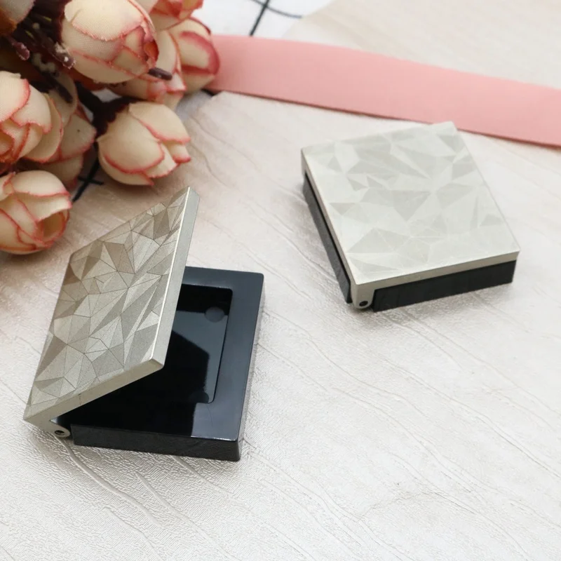 Новая Красивая Роскошная частная палитра теней для век индивидуальная пустая косметическая упаковка пластиковый квадратный футляр одной