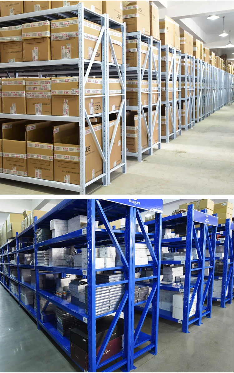 Adjustable Factory Rack System Shelving Medium Duty Longspan Shelving Industrial Customized
