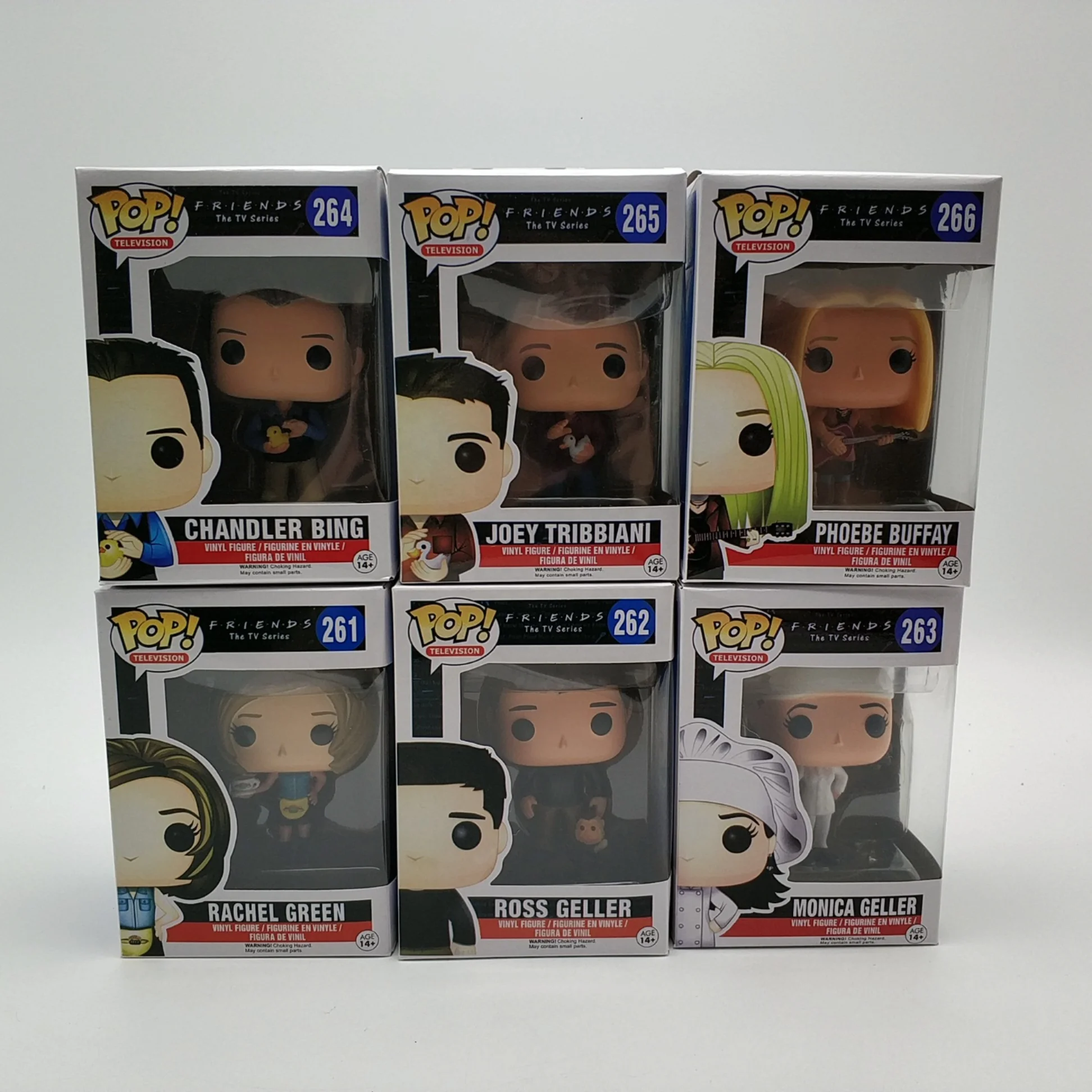 Funko Pop！Exclusive TV:FRIENDS 261-266 All Rare Arch #with Protective Shell 