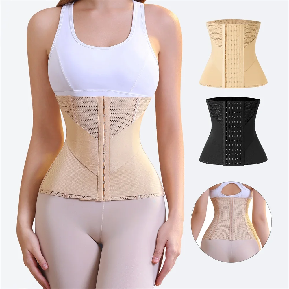 Belt Double Trimmer Shaping Tummy Control Shaper Waist Trainer Shaperwear Waist Cincher Trimmer Wrap Girdle Full Body Corset details
