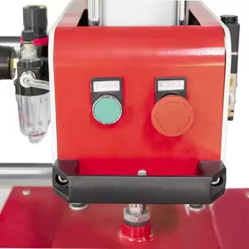 Custom set Semi-automatic dtf dual station heat press transfer printing machine for T-Shirt Designs and Artwork