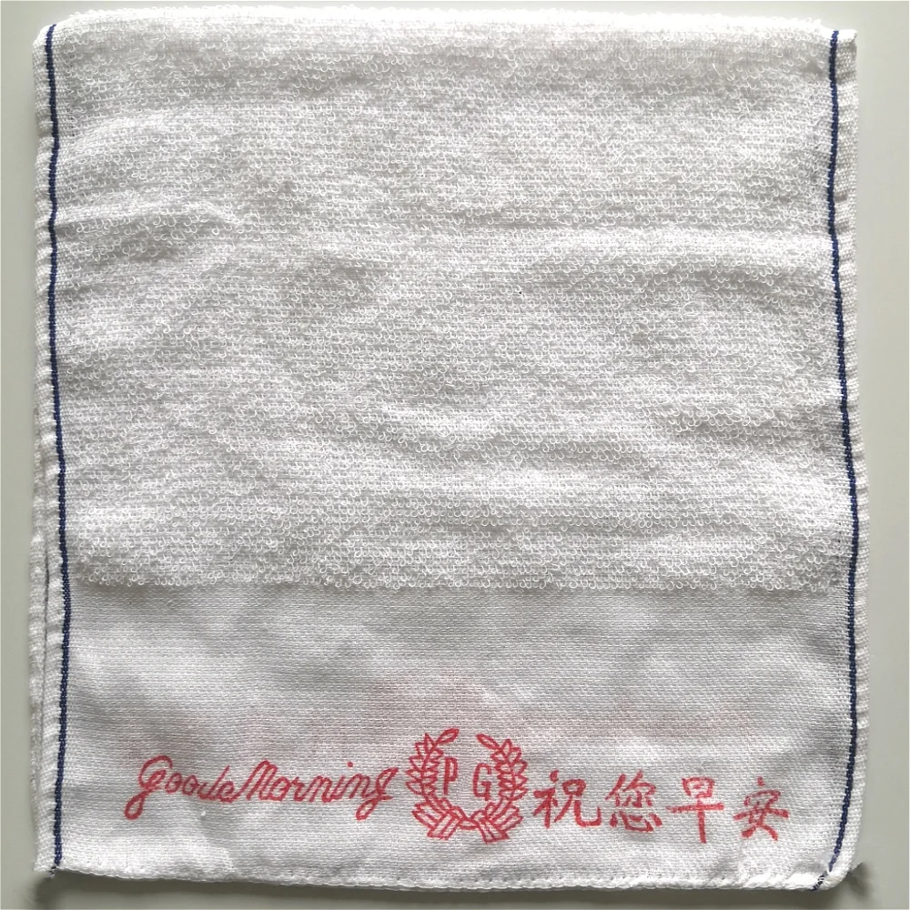 2024, Лидер продаж, дешевое полотенце для рук, доброе утро, хлопковое Тканое оборудование, быстросохнущее изделие, простой стиль для домашнего использования, сделано в Китае