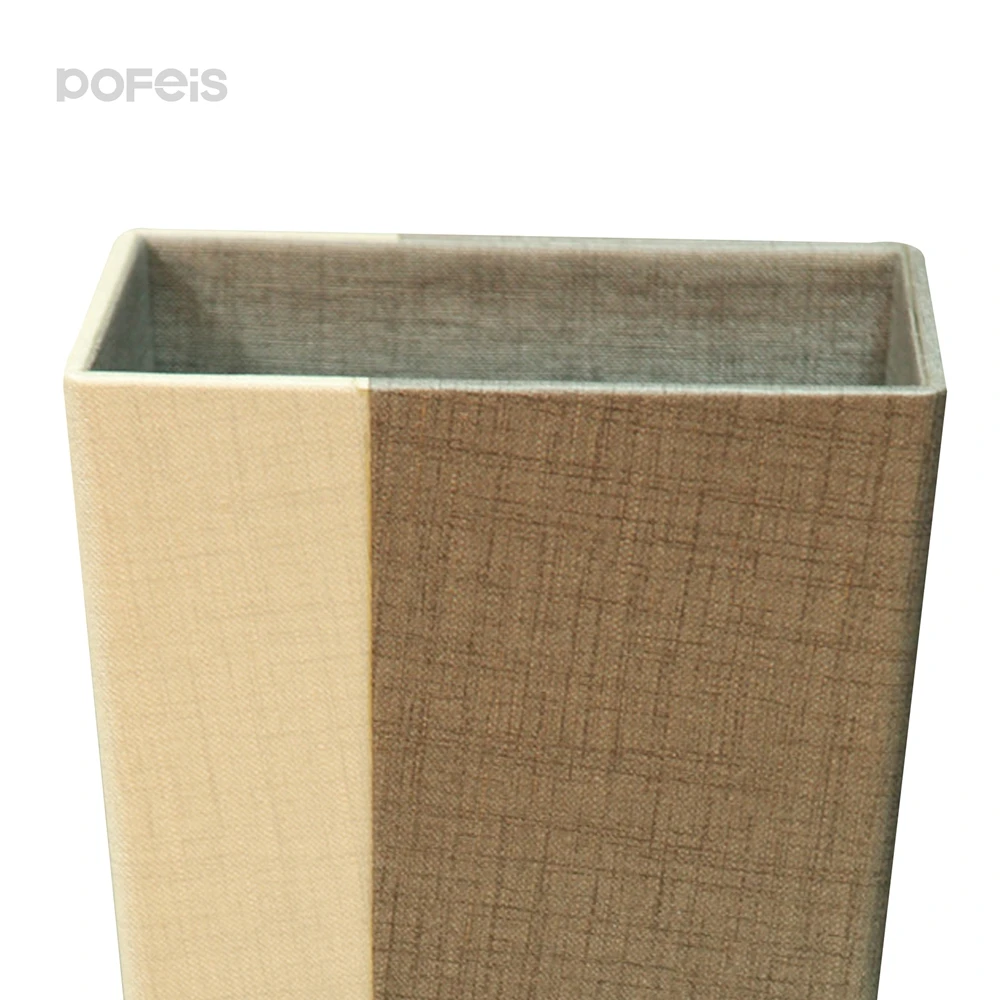 Корзина для мусора из ПУ кожи с логотипом на