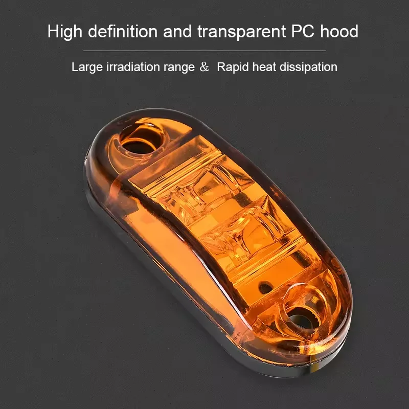 Superbleds Auto Lighting Side Tail Light 2 Leds Strobe White Amber Red Warning Side Lamp for SUV ATV Trucks Led Lights Wholesale
