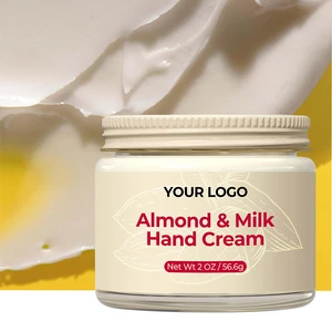 Premium Organic Hyaluronic Acid Almond Milk Honey Herbal & Firming Moisturizing Smoothing Hand Cream for Dry Hands