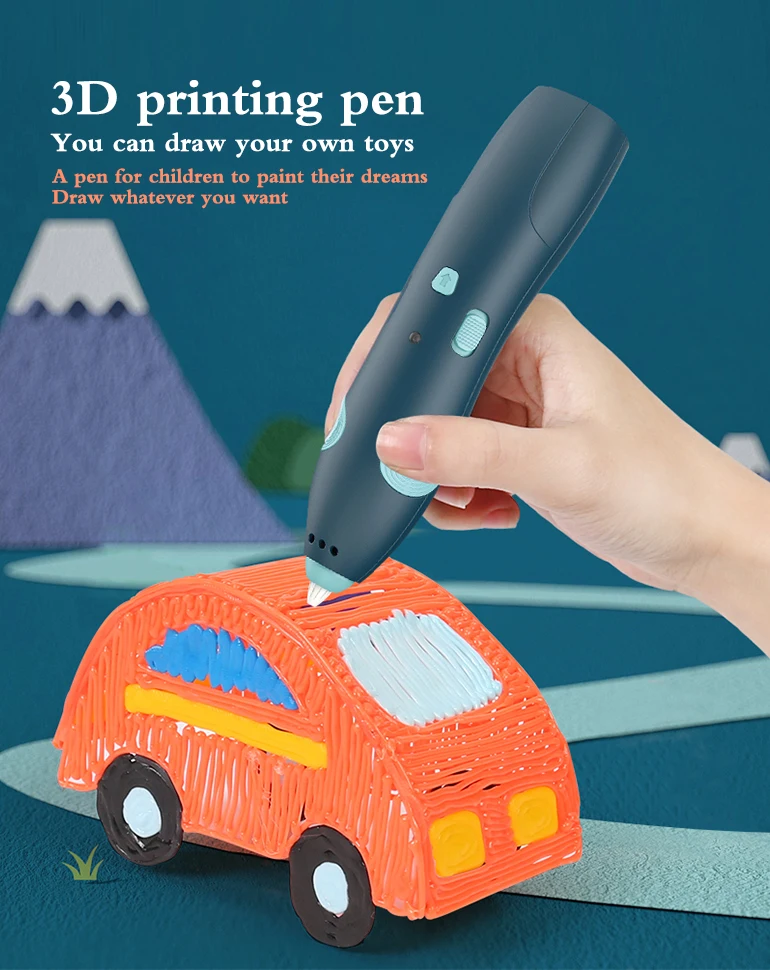 Creative Graffiti Art Drawing Toy Kids Diy Lapicero 3d Printing Printer Temperature 3d Printing Drawing Pen for Kids