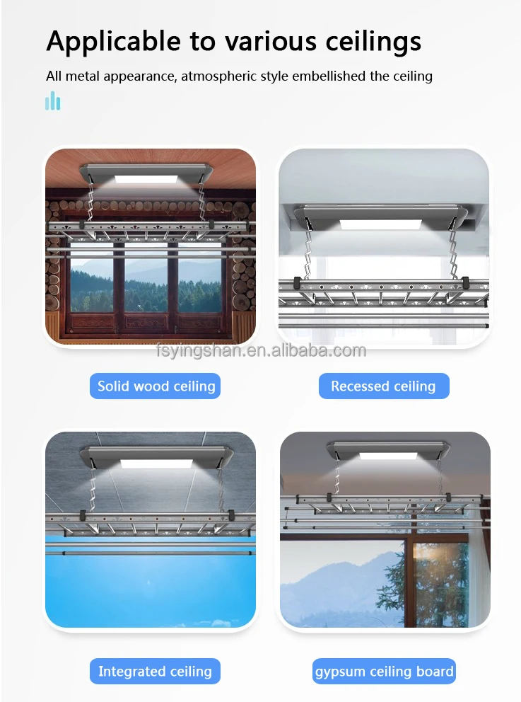 Oem Smart Laundry Supplies Electric Clothes Dryer Rack Automatic