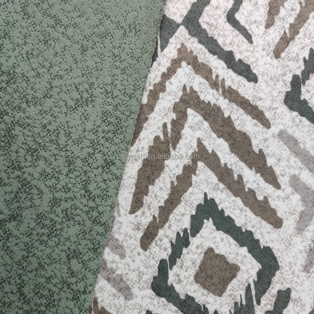 2024 Morocco Luxury Velour Fabric 100% Polyester Dutch Velvet Printed Glue Embossed Holland Velvet Sofa Material Tricot Knitted