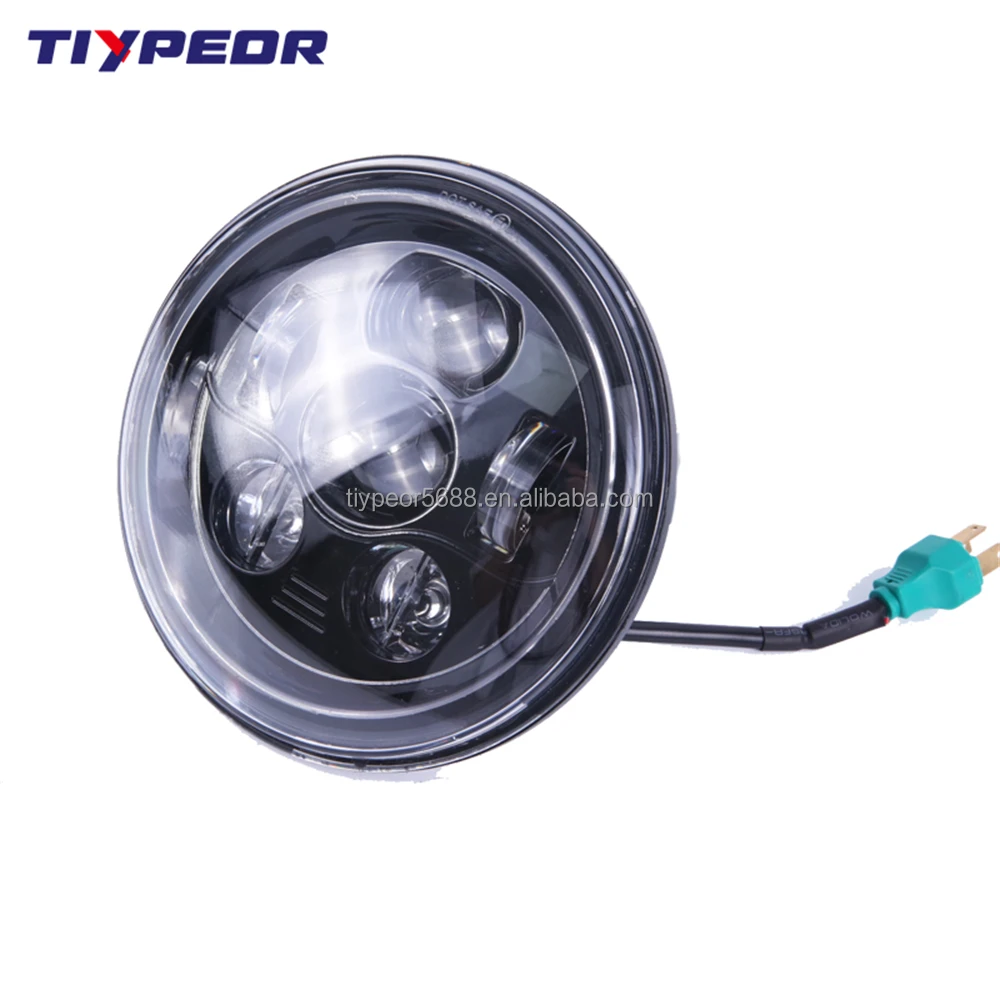 product tiypeor 7 inch motor headlamp auto led headlight for jeep wrangler jk jku tj 7 projector headlight for harley davidson-6