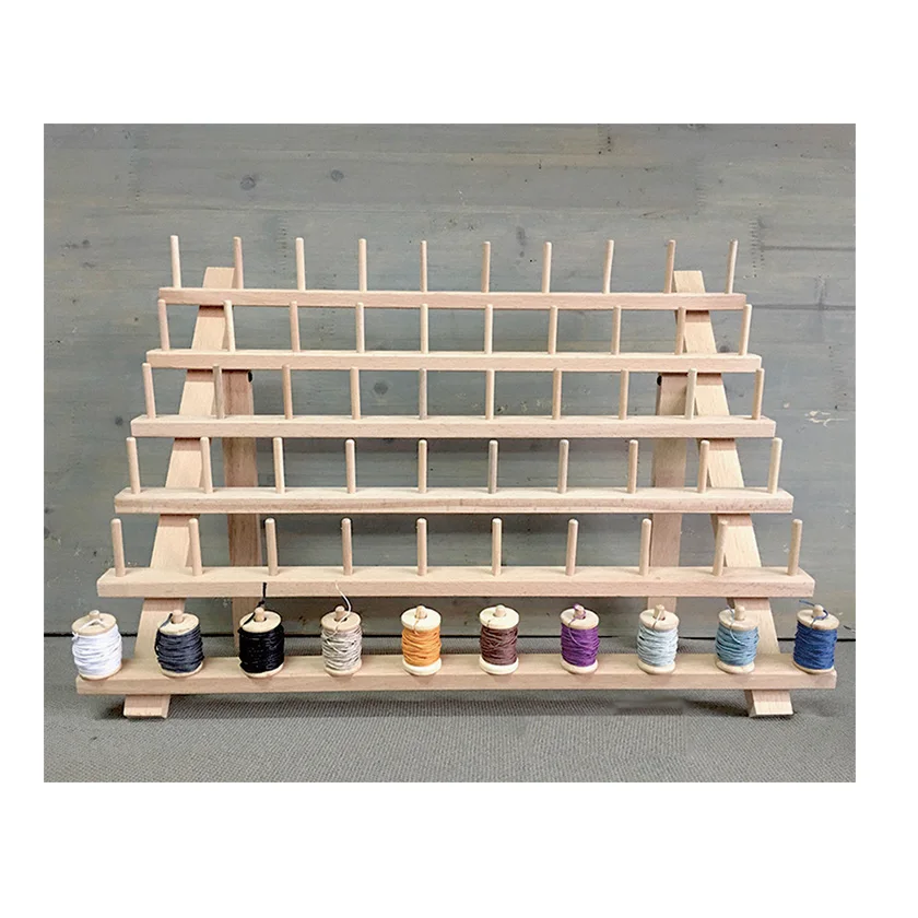 Деревянная шпуля для хранения легкое ремесло Деревянный инструмент рукоделия держатель шпули шитья хобби
