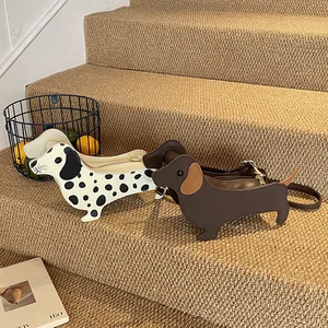 2026 New Crossbody Bag Personalized and Creative Design Women's Bag Sausage Dog Shaped Bag for Women