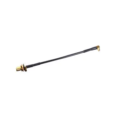 RF cable assembly RG316  SMA  to R/A MMCX 50 ohm low loss